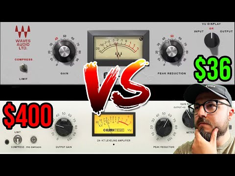 Klark Teknik LA2A Clone Versus The CLA-2A Plugin! Who Wins?
