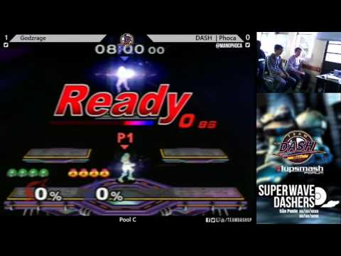 Super Wavedashers   Melee Singles   SGW Godzrage vs DASH Phoca