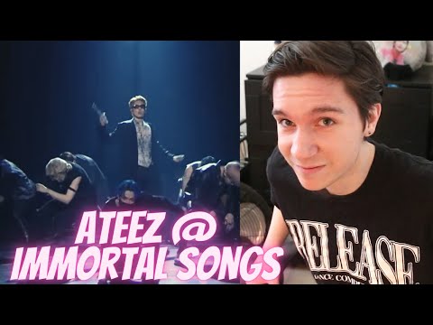 DANCER REACTS TO ATEEZ - 검은 고양이 (Black Cat) on Immortal Songs 2