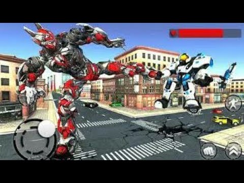 Multi Robot Transforming Cyber City War