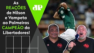 Libertadores: Veja como Nilson Cesar e Vampeta reagiram ao Palmeiras campeão