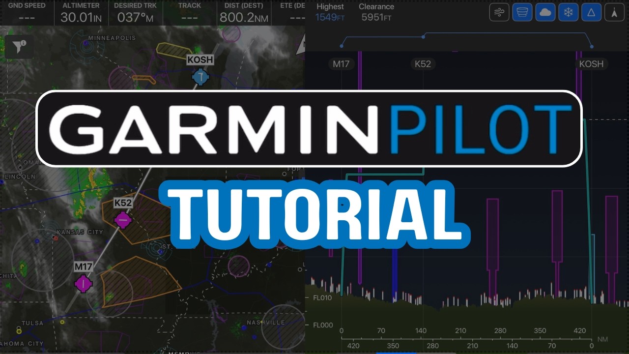 How to Use Garmin Pilot - Tutorial for Beginners