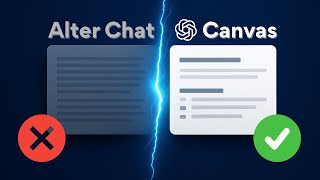 Mit Canvas schreibst du schneller als je zuvor | ChatGPT Tutorial