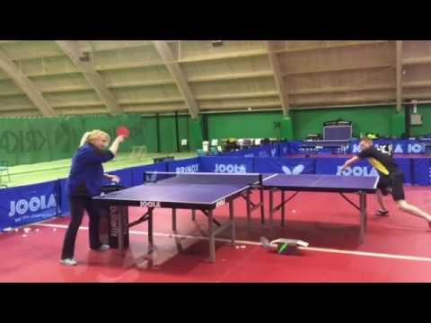 Sam Mabey  - Table Tennis Training