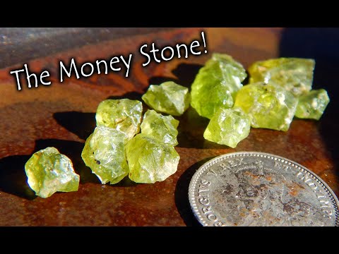 Gemstone Hunting, Finding the Money Stone!   *Peridot*