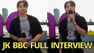 Jungkook Full Interview at BBC One Show after Seven Performance Live London JK BTS Jimin sohee