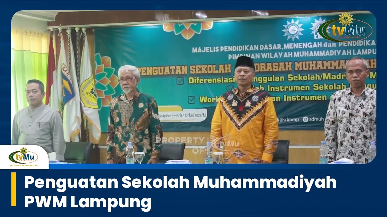 PWM Lampung Gelar Penguatan Sekolah Muhammadiyah Unggul, Libatkan 36 Sekolah se-Provinsi