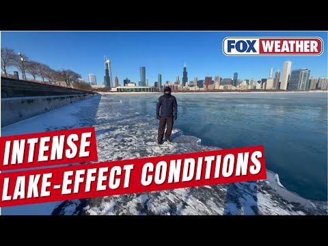 Intense Lake-effect Conditions Bring Unbearable Cold Temperatures To Chicago