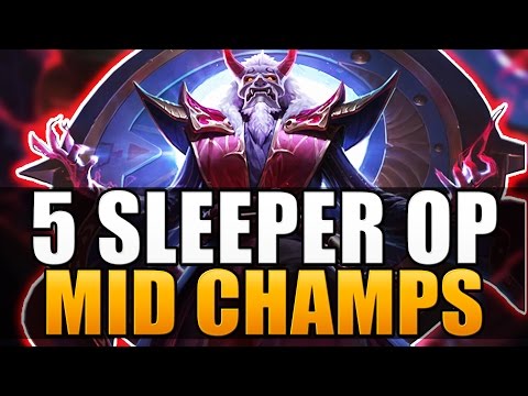TOP 5 SLEEPER OP MID LANERS - League of Legends