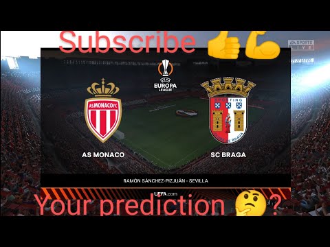 Monaco vs Braga | Europa League - Play Offs - 1/8 Finals ( 0-2 ) Ruiz,Be Yedder