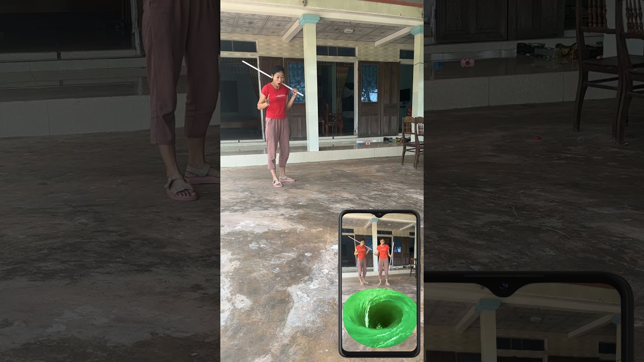 Tutorial 🎬 Hana drew a whirlpool and was pranked by her younger sister 😜 #shorts by Hana