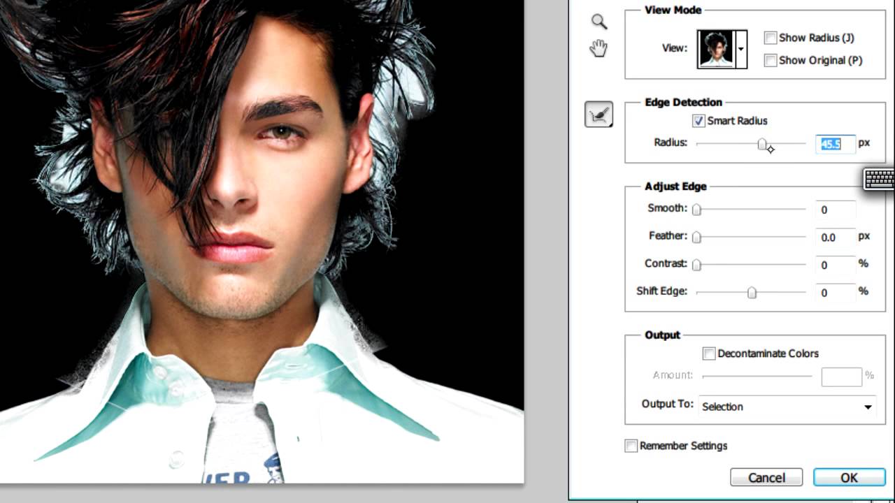 Know more about Refine Edge tool (6 videos) - Photoshop - video 2