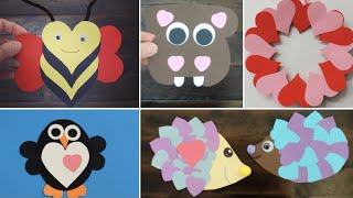 5 Easy Valentine's Craft for Kids | Easy Valentine's Day Crafts for Kids | Valentine's Heart Crafts