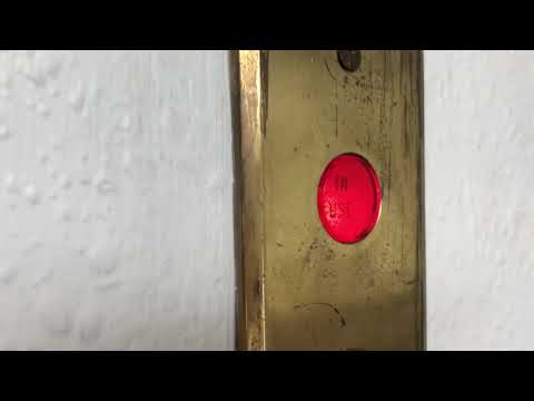Amazing vintage Westinghouse traction elevator @ Zap Building - Santa Rosa CA
