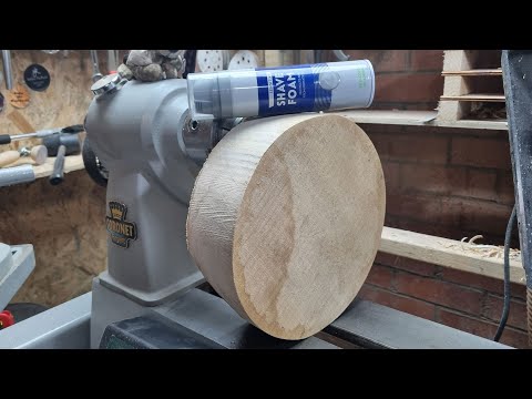 A new way to colour using SHAVING FOAM!?!? - A woodturning experiment