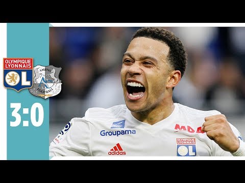 Depay-Volley lässt Amiens keine Chance | Olympique Lyon - SC Amiens  3:0