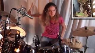 Jump (Van Halen), drum cover by a 14 year old girl