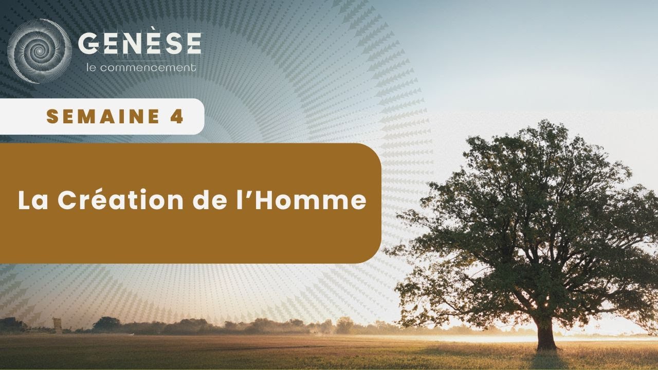 Semaine 4 - La Création de l'Homme
