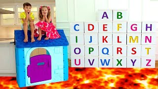 ABC Learn English Alphabet with Diana and Roma