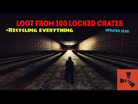 RUST - LOOT FROM 100 CHINOOK CRATES