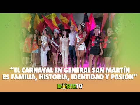 Fiesta chaqueña: "El carnaval en General San Martín es familia, historia, identidad y pasión"