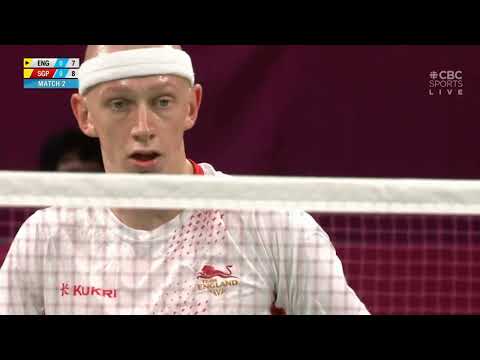 2022 CMW Mixed Team 3rd [ENG-SIN] [MS] Toby PENTY vs Loh Kean Yew