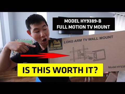 Forging TV Mount 30" Extension Model HY9389-B Unboxing and Review | Is It Worth It? 2021
