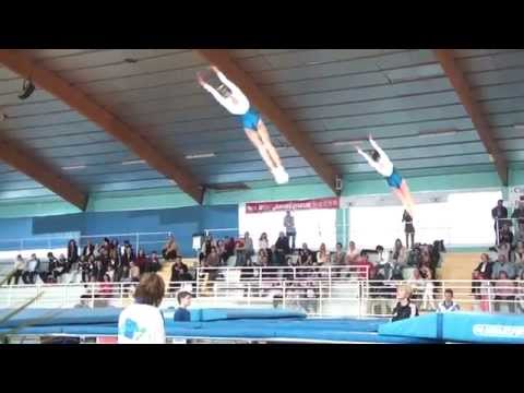 CISAG : Trampoline Championnat de Zone à La Seyne-sur-Mer - Syncho Cléa/Maëlys