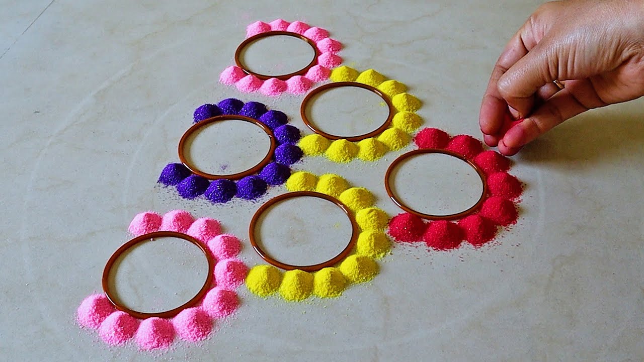 New Easy Door Rangoli Designs Blouse Designs