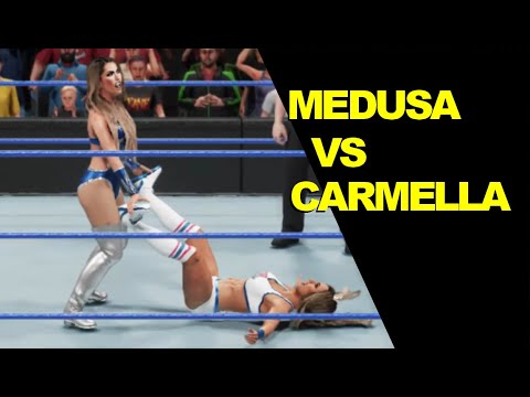WWE 2K19 Medusa vs Carmella - Iron Woman