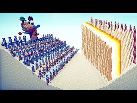 PIRATES ARMY vs 5x EVERY GODS - Totally Accurate Battle Simulator TABS