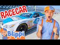 Race Car Song Learning Vehicles With Blippi Educational Videos For Kids