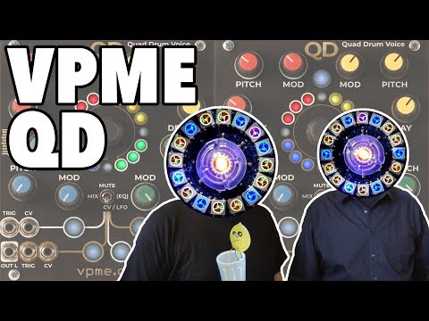 QD Quad Drum with samples, synthesis, compression + more from VPME //  Superbooth 2019