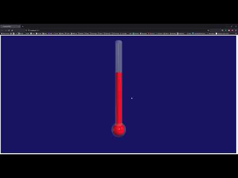 Vpython Basic Thermometer