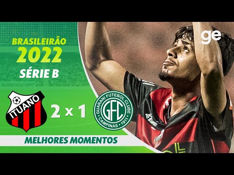 Gols e lances de Ituano x Guarani