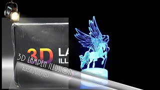3D Lampe Pegasus Aufbau und Test
