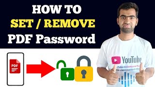 How To Set OR Remove PDF File Password On Android | Unlock PDF Password In Mobile |