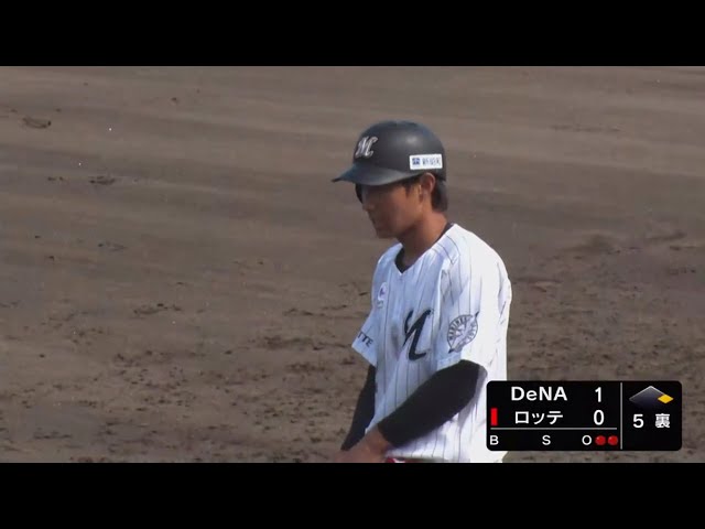 【ファーム】マリーンズ・藤原が3試合連続となる同点タイムリーヒット!! 2020/09/03 M-DB(ファーム)