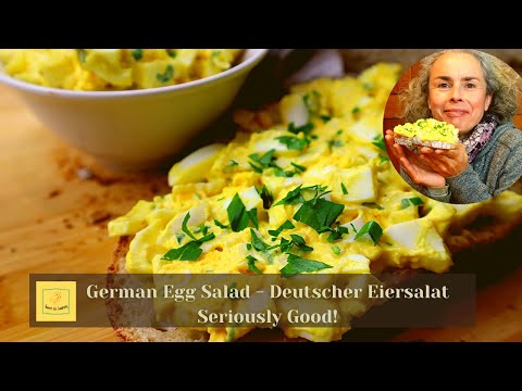 Tasty  German Egg Salad - A Classic Recipe You'll Love; Deutscher Eiersalat - Immer wieder gut!