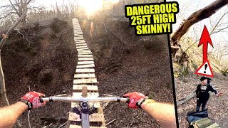 RIDING GNARLY MTB FEATURES - THE DANGEROUS SKINNY OF DOOM!