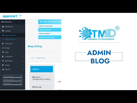 Opencart Advance Blog Module