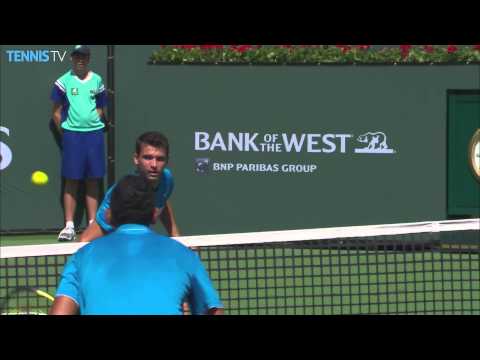 Grigor Dimitrov Hot Shot Indian Wells 2015 vs Kyrgios