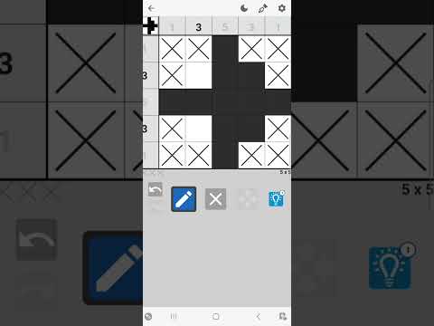 playing nonograms Square