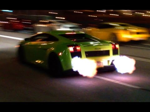 Fire Breathing Twin Turbo Lamborghini Gallardo