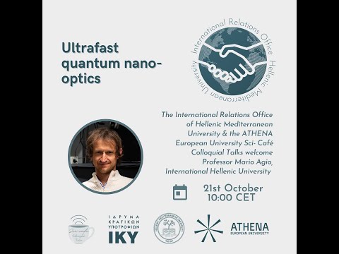 Ultrafast Quantum Nano Optics by Professor Mario Agio (USIEGEN ...