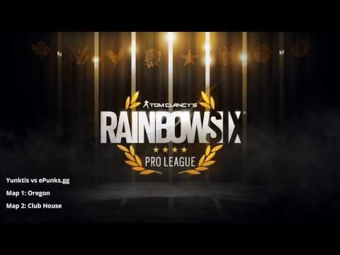 ESL Rainbow 6 Siege Proleague EU (PC) Playday #6 Yunktis vs ePunks