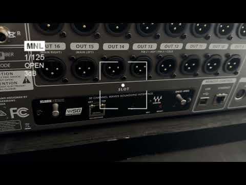 My new Toy behringer x32 with waves Soundgrid interface