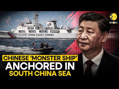 South China Sea: Chinese 'monster ship' anchored in Manila's exclusive economic zone I WION Original