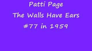 Patti Page - THE WALLS HAVE EARS