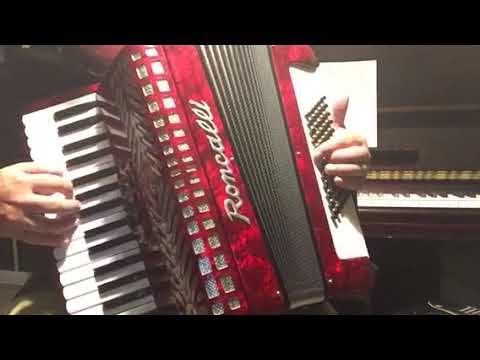 Akkordeon Roncalli  72 Bass Made in Italy Wie Neu!!! Live - Klangprobe